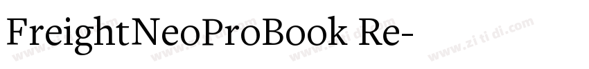 FreightNeoProBook Re字体转换